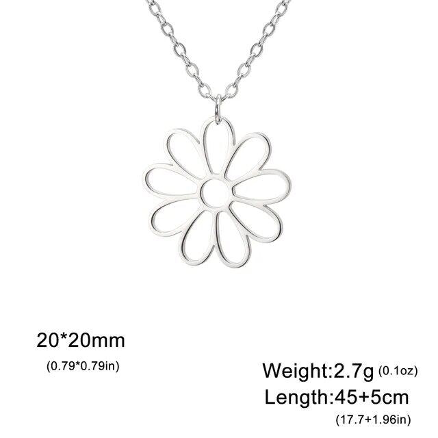 Flower Pendant Necklace
