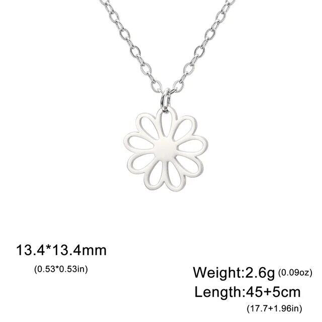 Flower Pendant Necklace