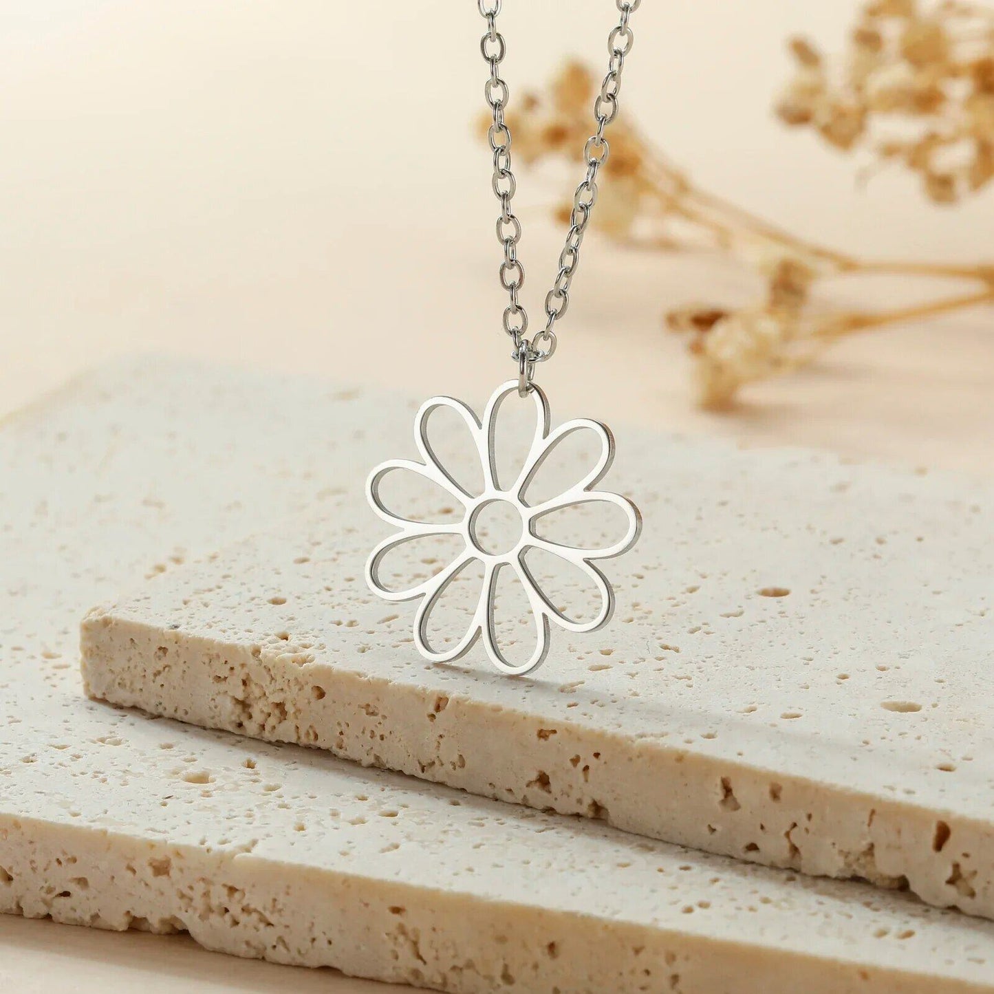 Flower Pendant Necklace