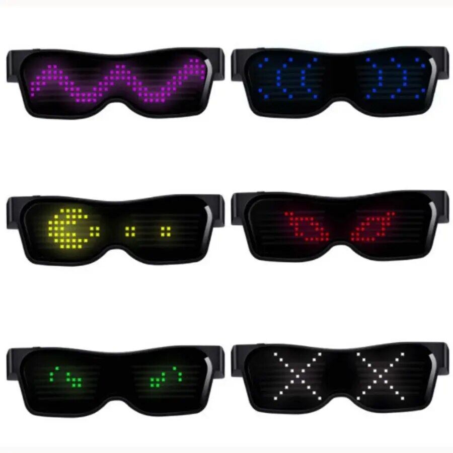 Programmable Display Message Led Magic Glasses