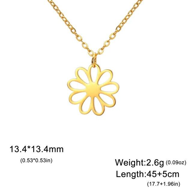Flower Pendant Necklace