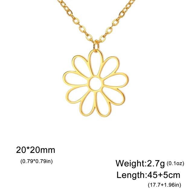 Flower Pendant Necklace