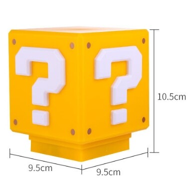 LED Question Mark Sound Charging Block Nightlight