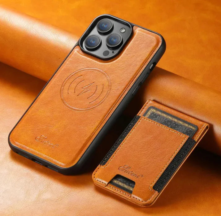 Plug-in Card Phone Case Wireless Charging