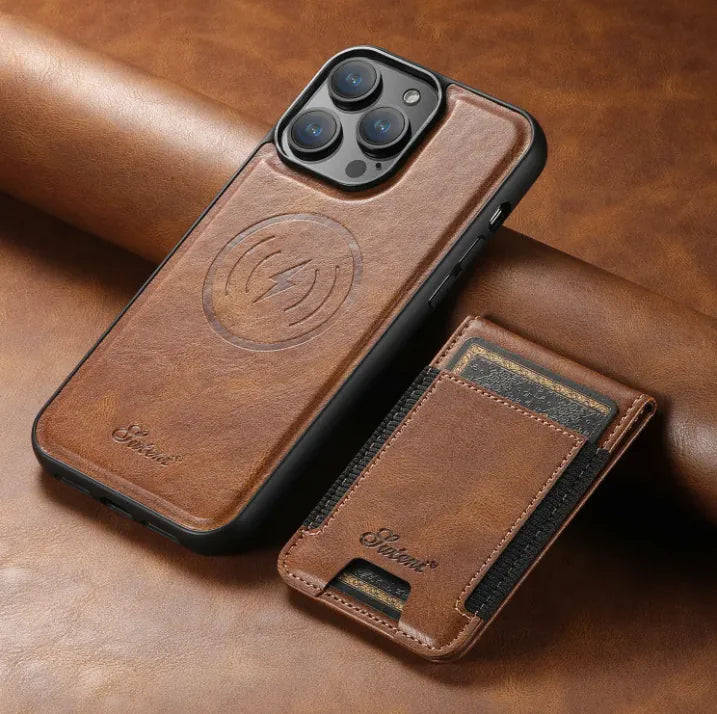 Plug-in Card Phone Case Wireless Charging