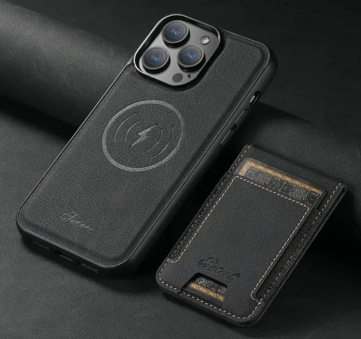 Plug-in Card Phone Case Wireless Charging