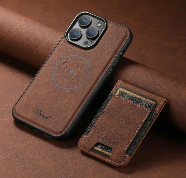 Plug-in Card Phone Case Wireless Charging