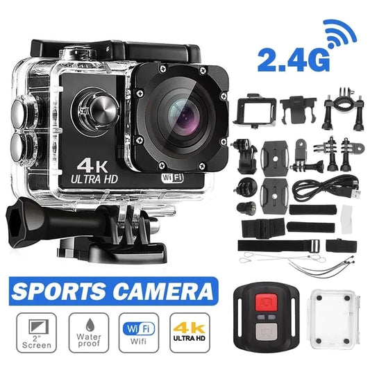 Action Camera Ultra HD 4K/30fps.